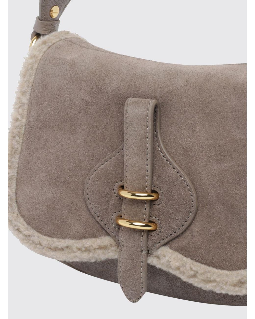 Coccinelle Gray Shoulder Bag