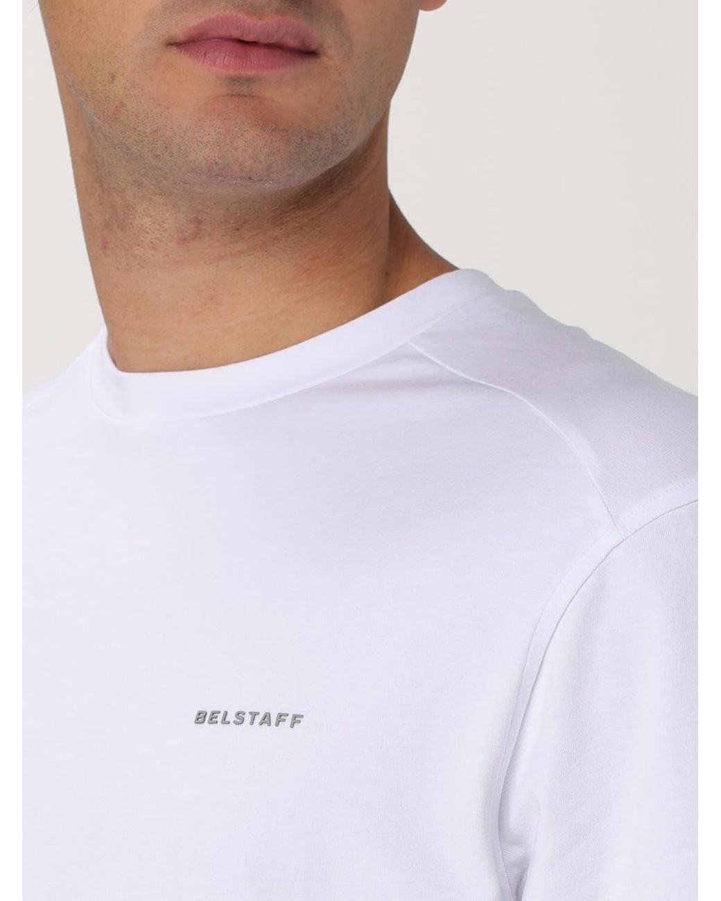 Belstaff White T-Shirt for men