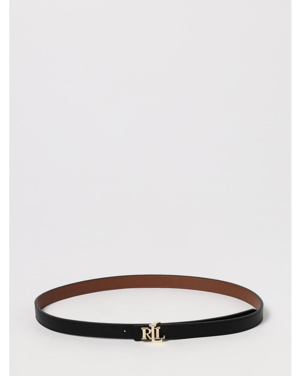 Ralph Lauren White Reversible Leather Belt