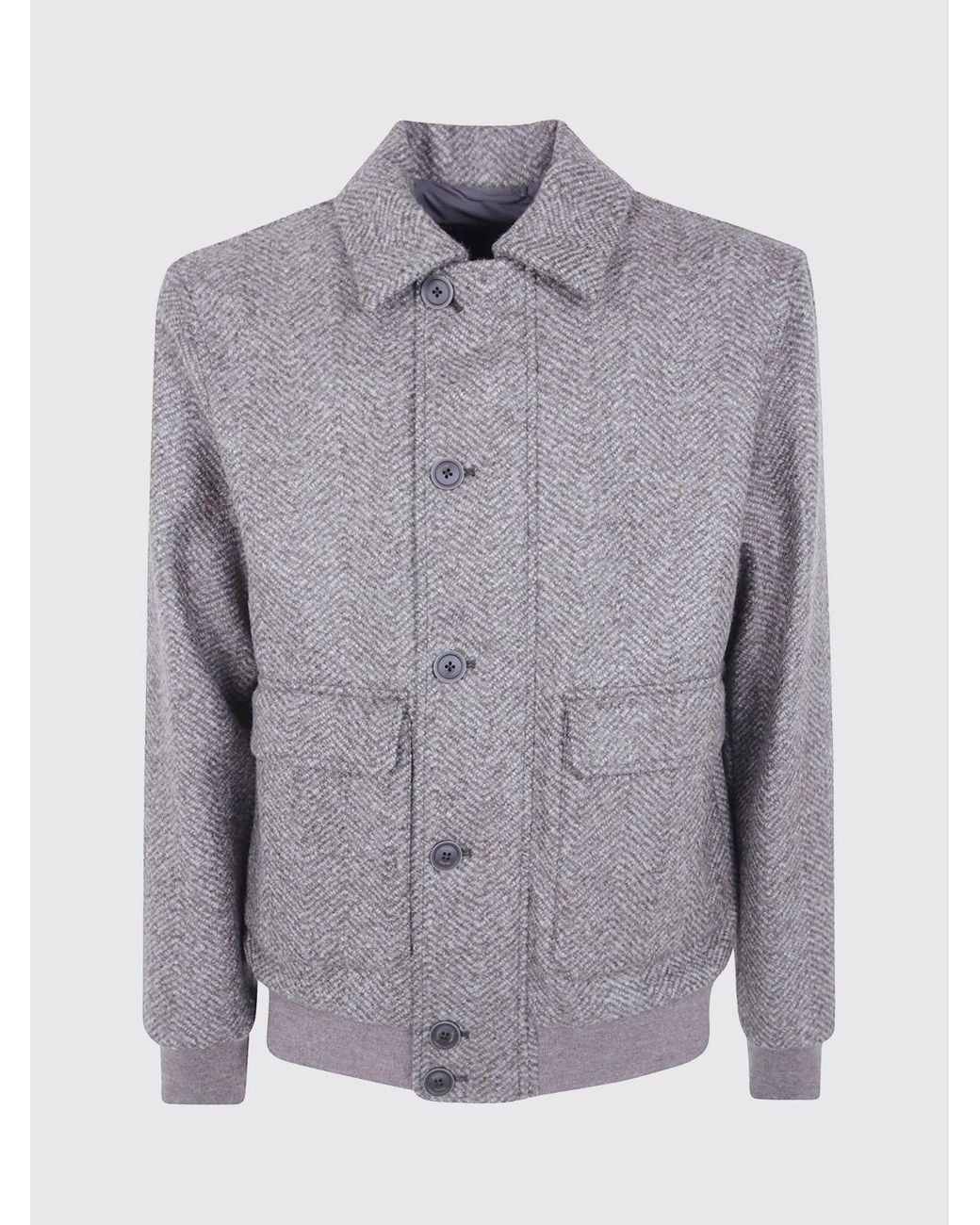 Herno Gray Jacket for men