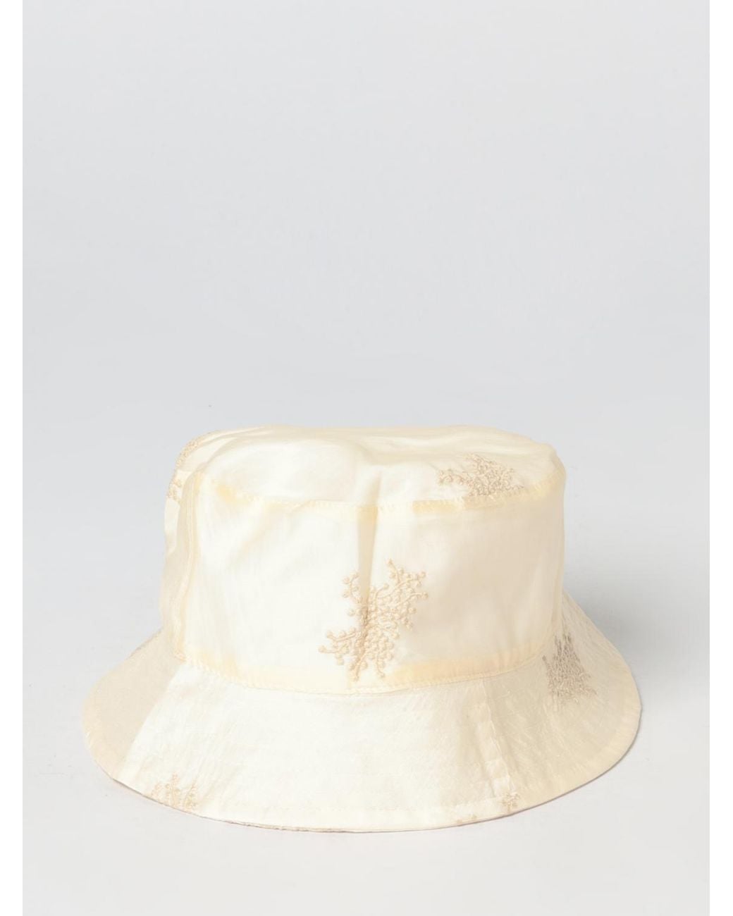 Our Legacy Natural Lyocell Hat With Embroidery