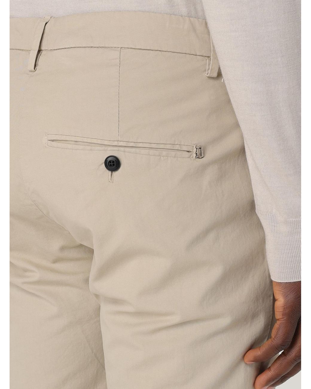 Dondup Natural Cotton Chino Trousers for men