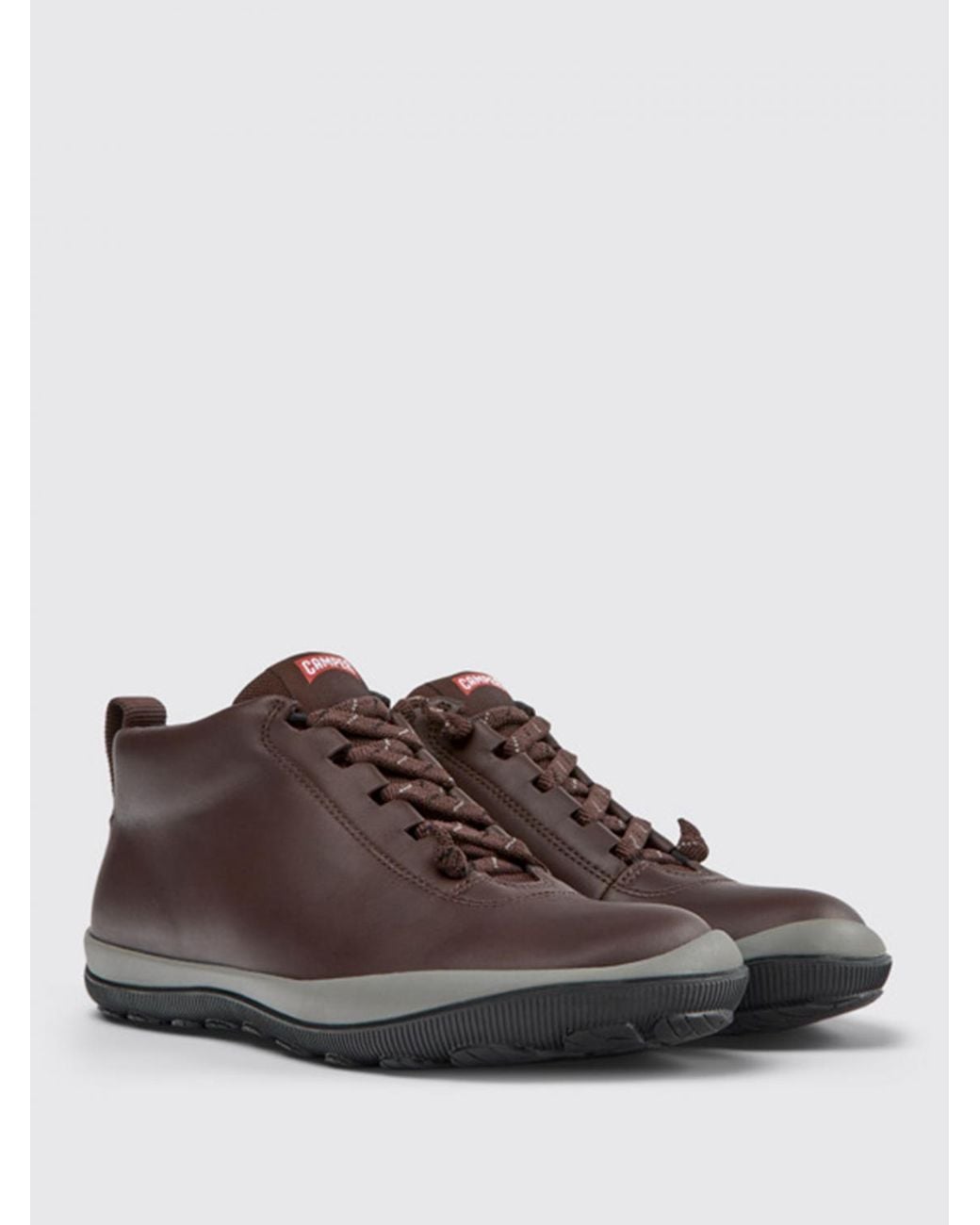 Camper Brown Peu Pista Gore-Tex Leder-Sneakers