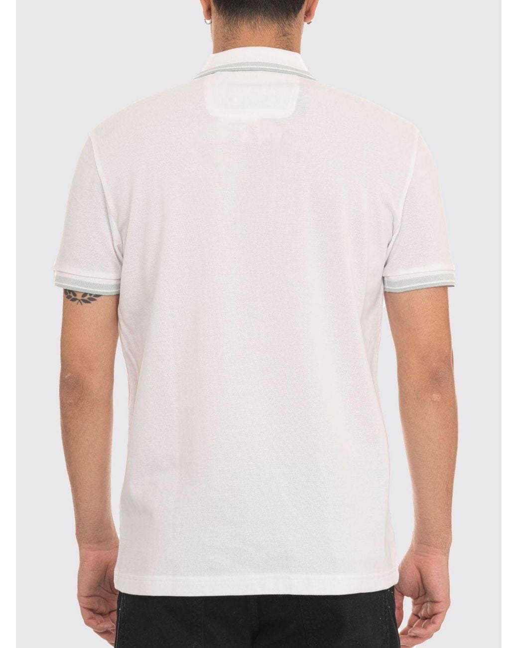 Boss White Basic Cotton Polo Shirt for men
