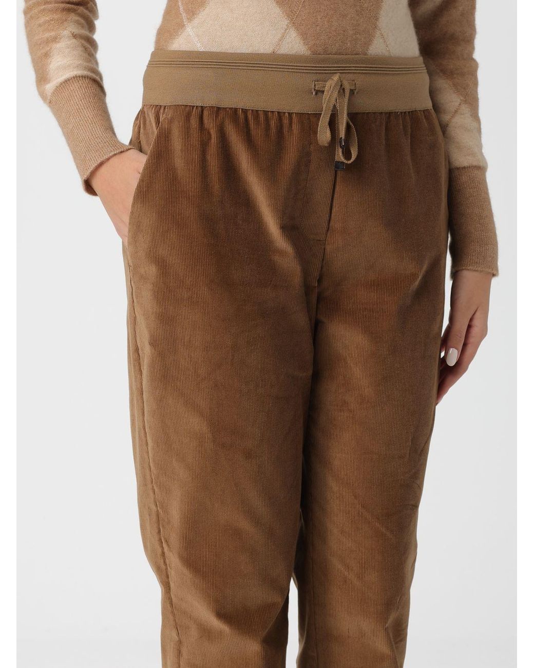 Lorena Antoniazzi Natural Trousers