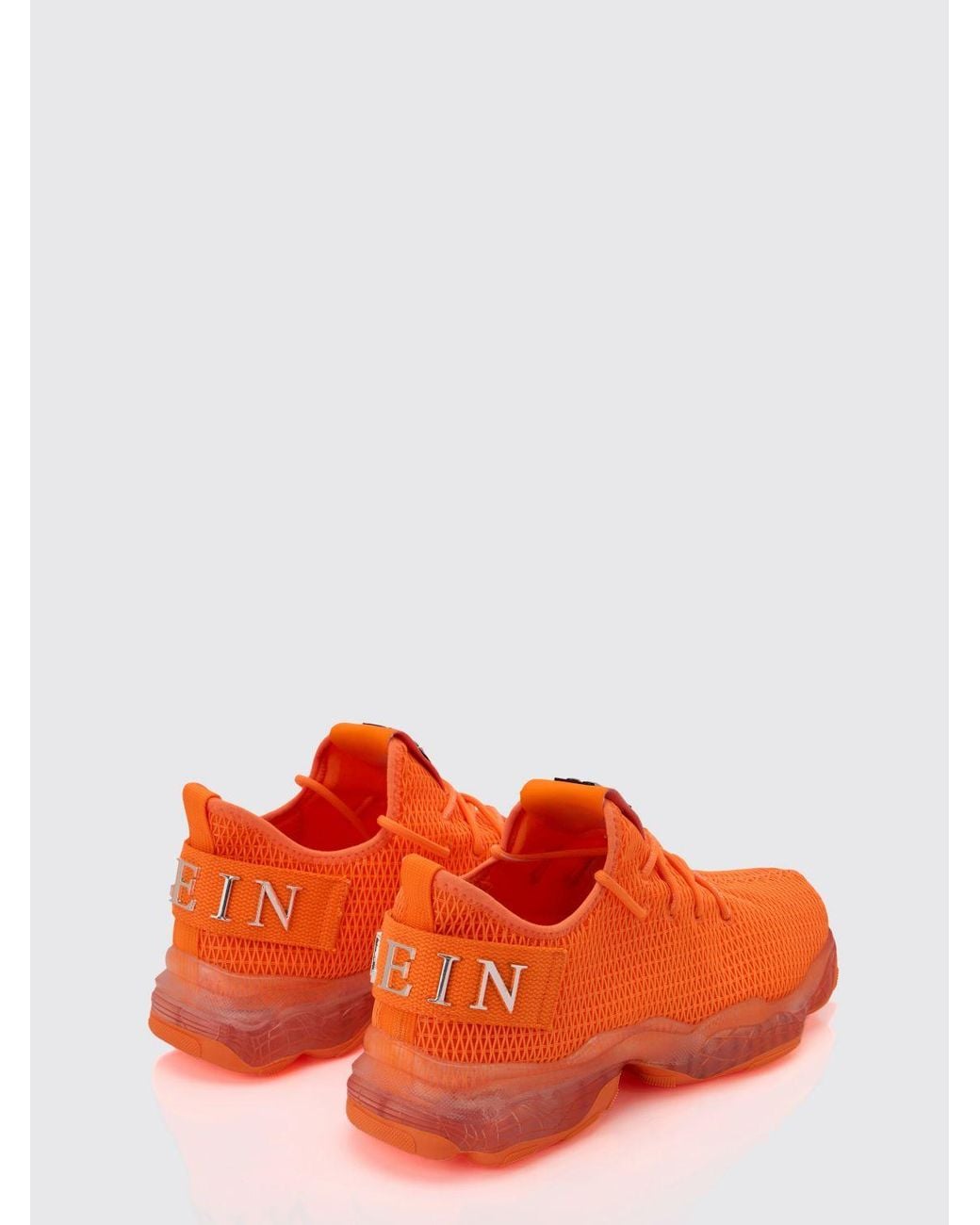 Sneakers Basse Stringate di Philipp Plein in Orange da Uomo