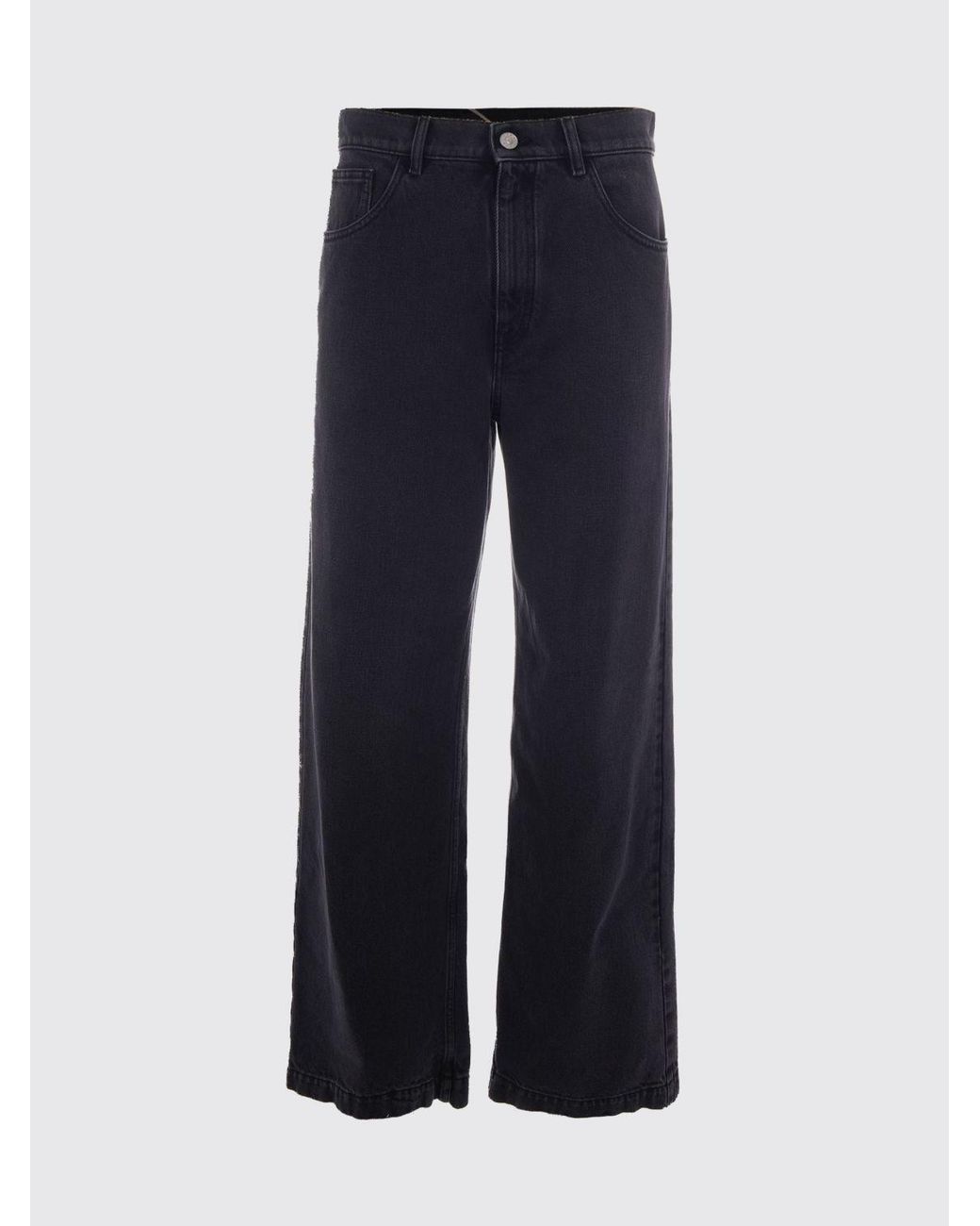 Marni Blue High-Waisted Wide-Leg Jeans