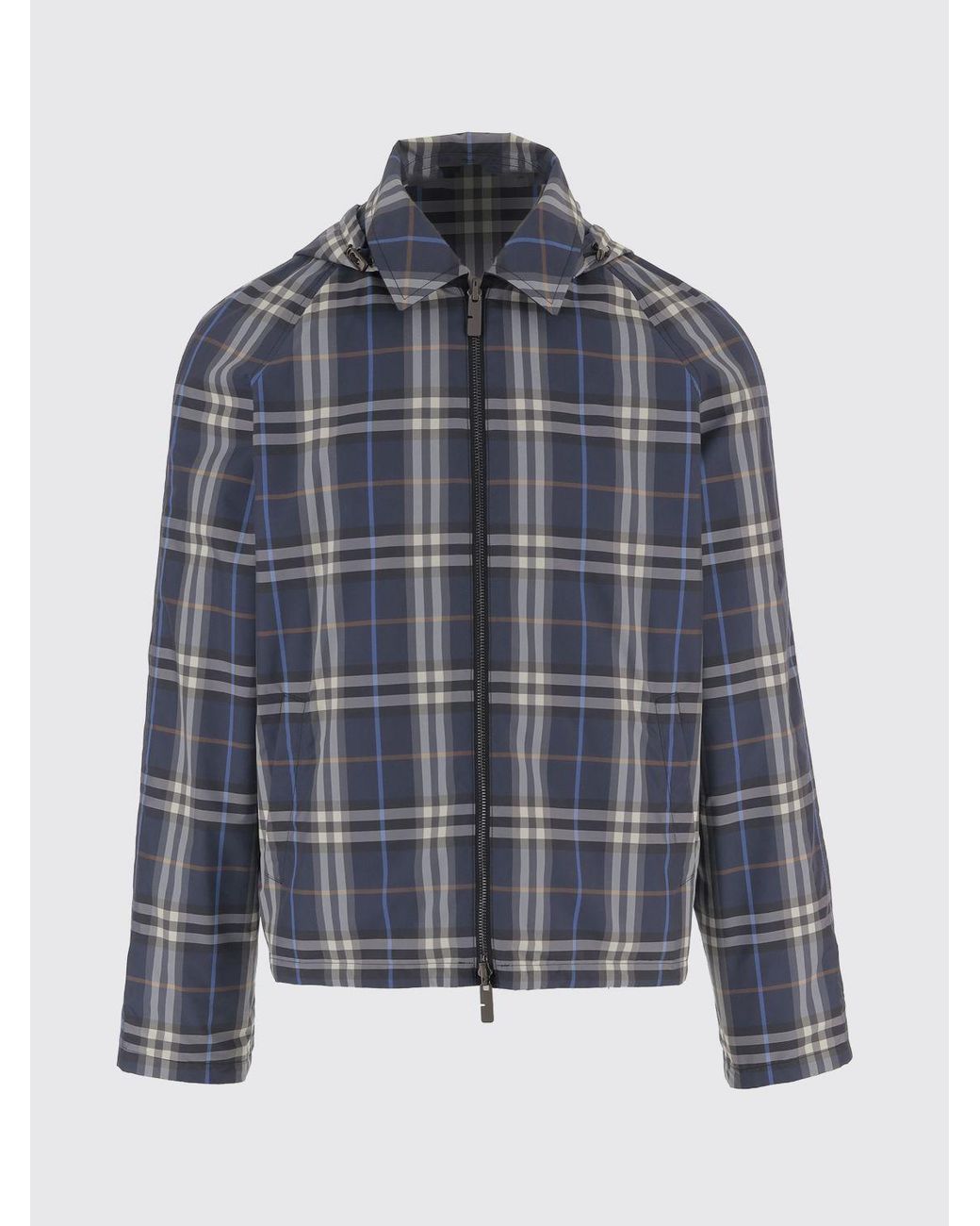 Burberry Blue Reversible Jacket 'Hodson' for men
