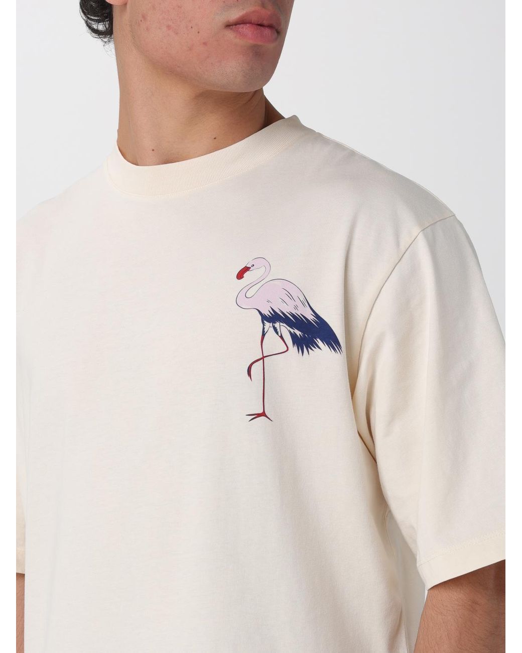 DSquared² White Printed Crew Neck T-Shirt for men