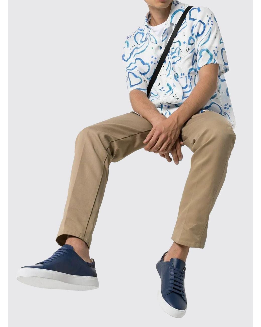 Axel Arigato Blue "Clean 90" Sneakers for men