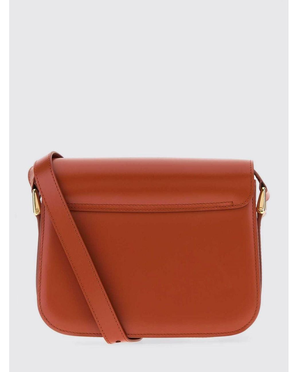 A.P.C. Brown Grace Small Leather Bag