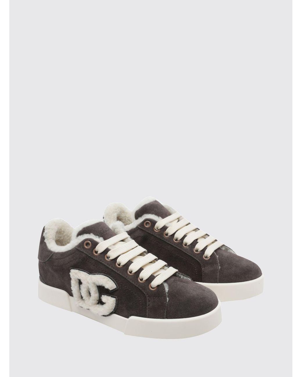Dolce & Gabbana White Dolce &Amp Gabbana Low-Top Sneakers