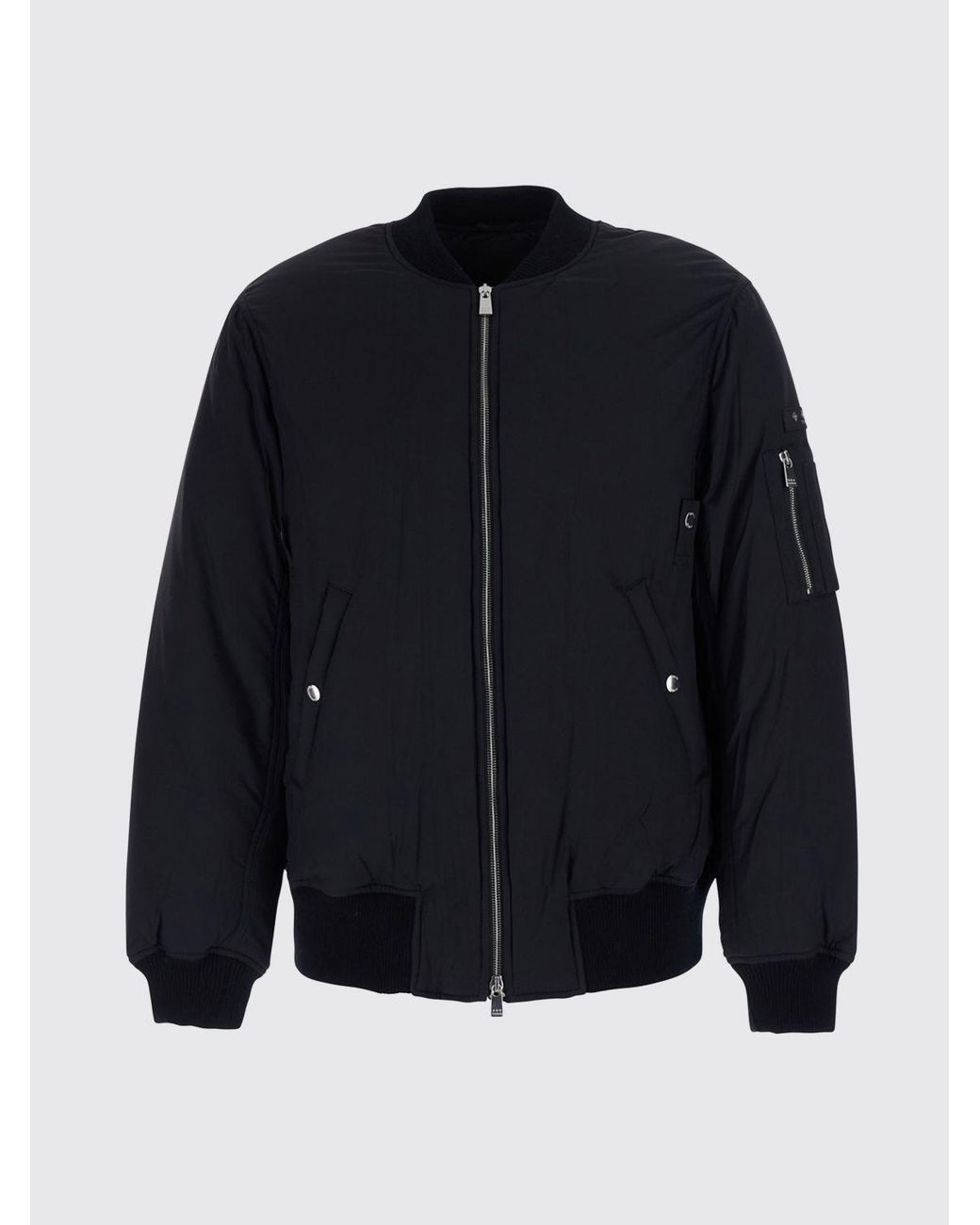 Tatras Blue Padded Waterproof Nylon Bomber Jacket With Elasticated Cuffs for men