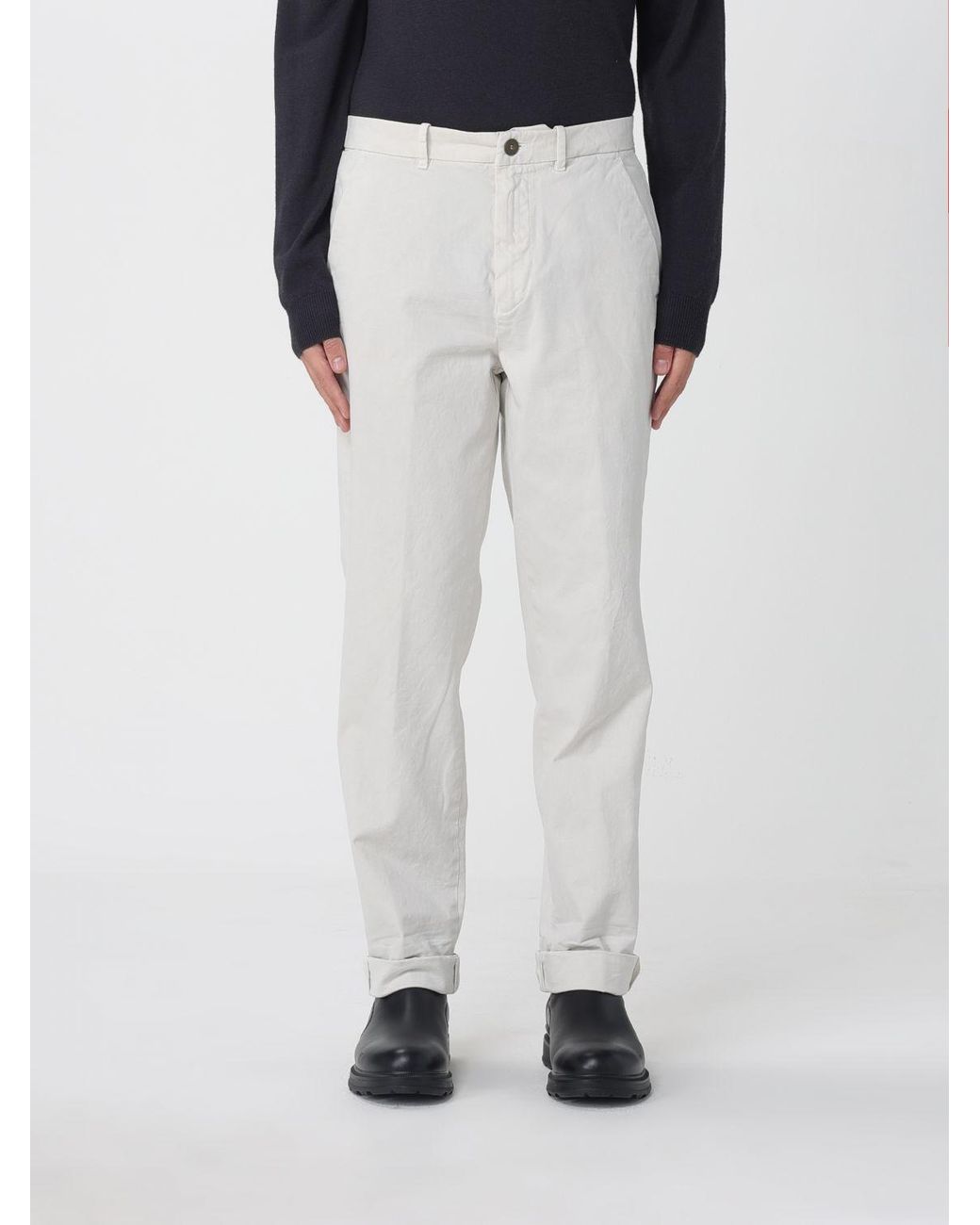 Mason's Black Trousers for men