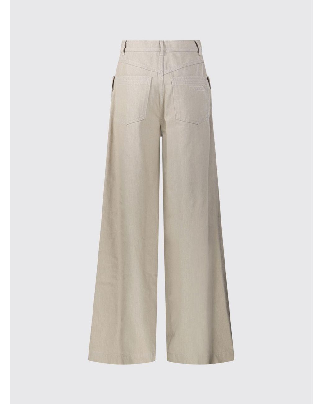 Max Mara Pink High-Waisted Wide Leg Jeans