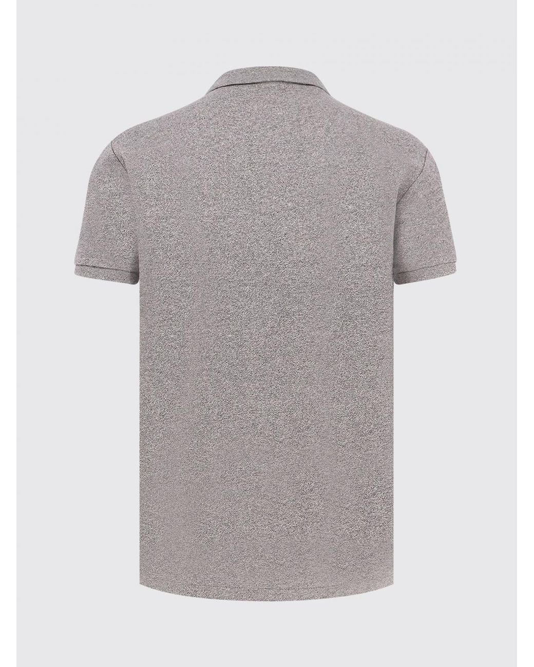 Polo Ralph Lauren Gray Cotton Polo Shirt With Logo for men