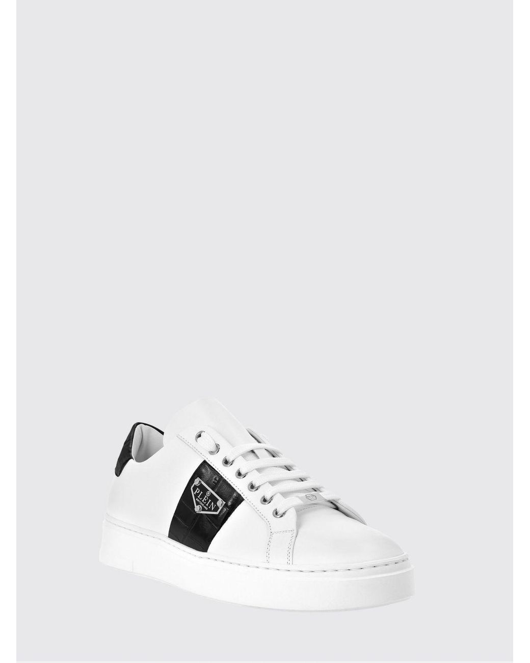 Philipp Plein White Low-Top Sneakers for men
