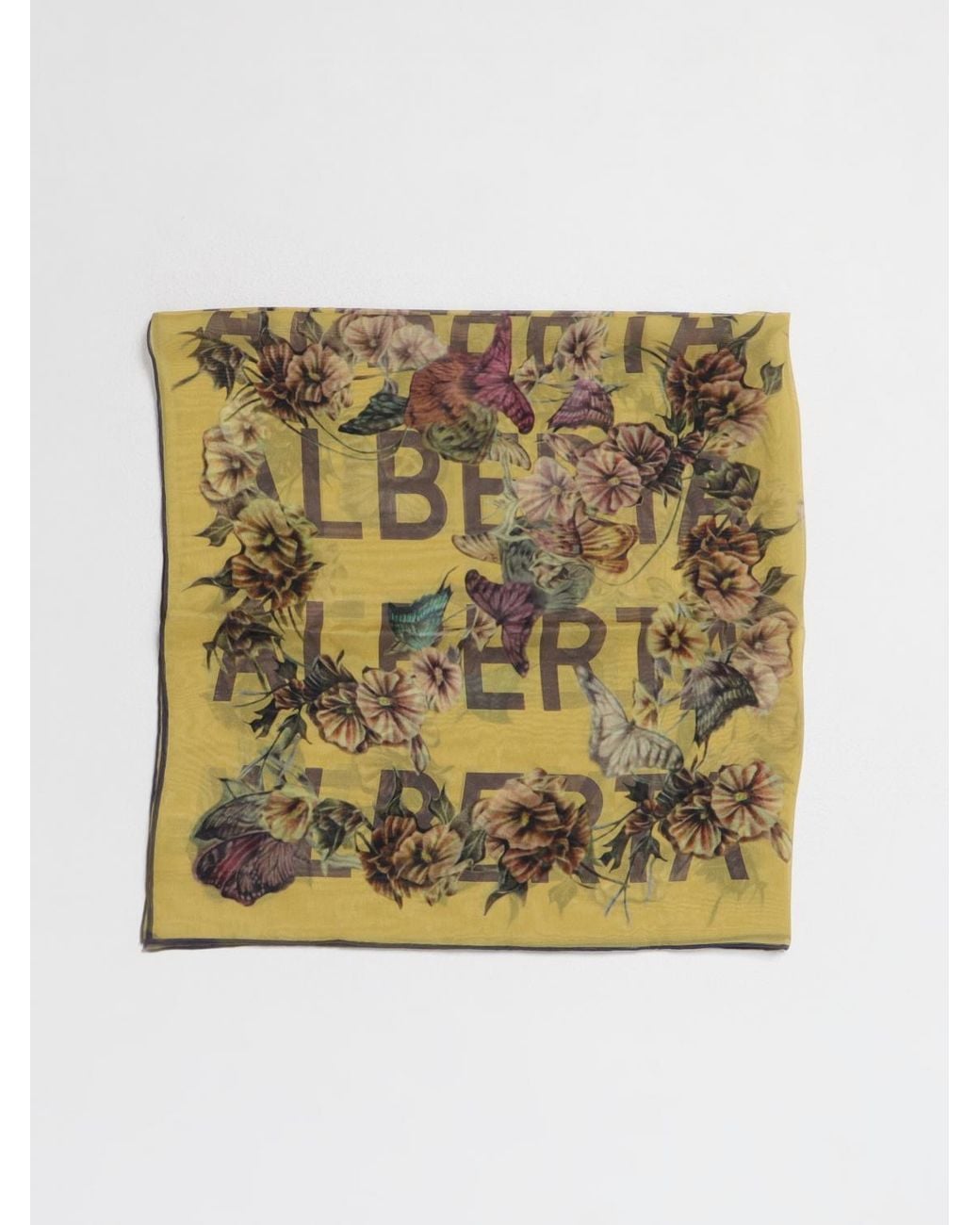 Foulard di Alberta Ferretti in Metallic