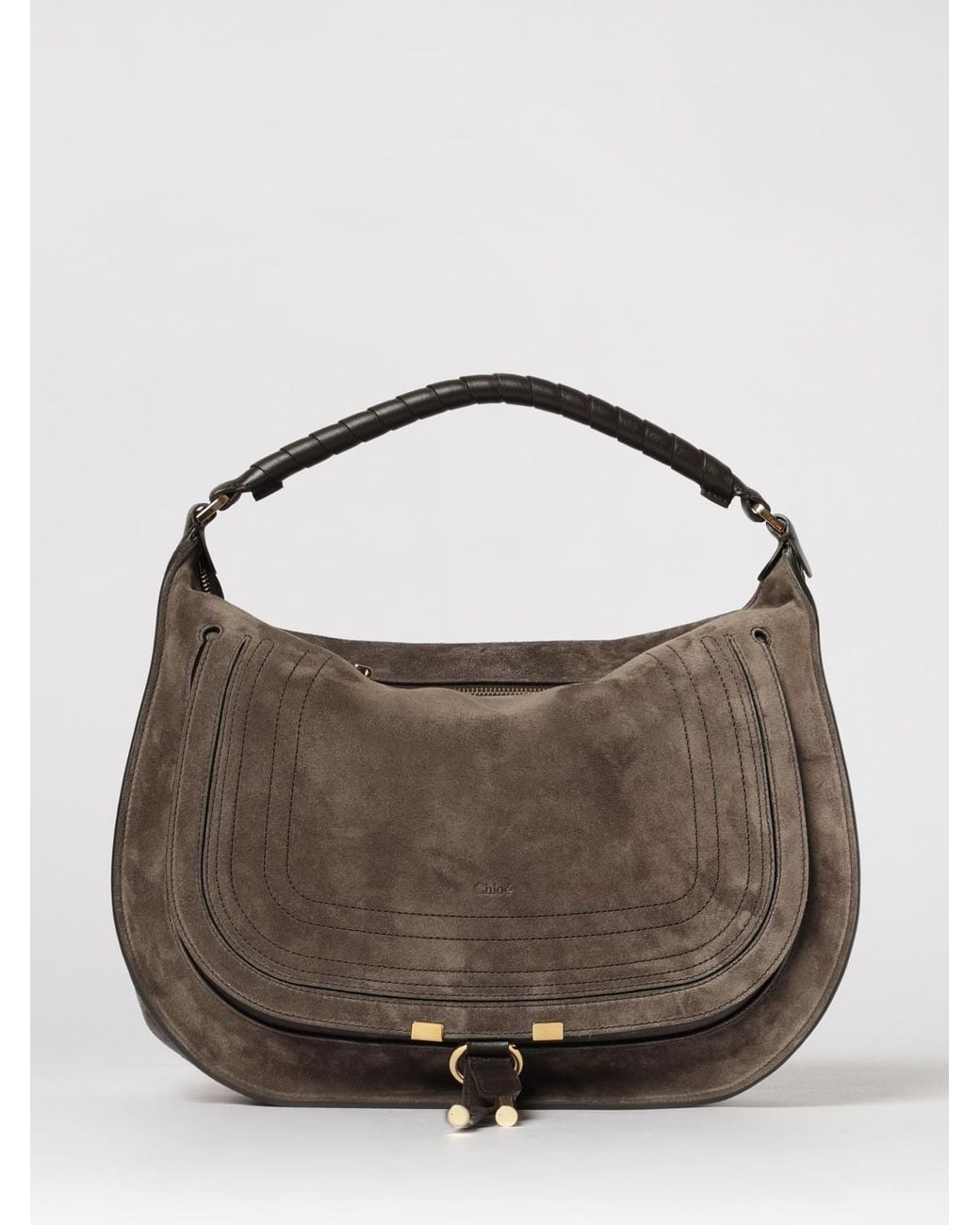 Chloé Brown ChloÉ Marcie Suede Bag