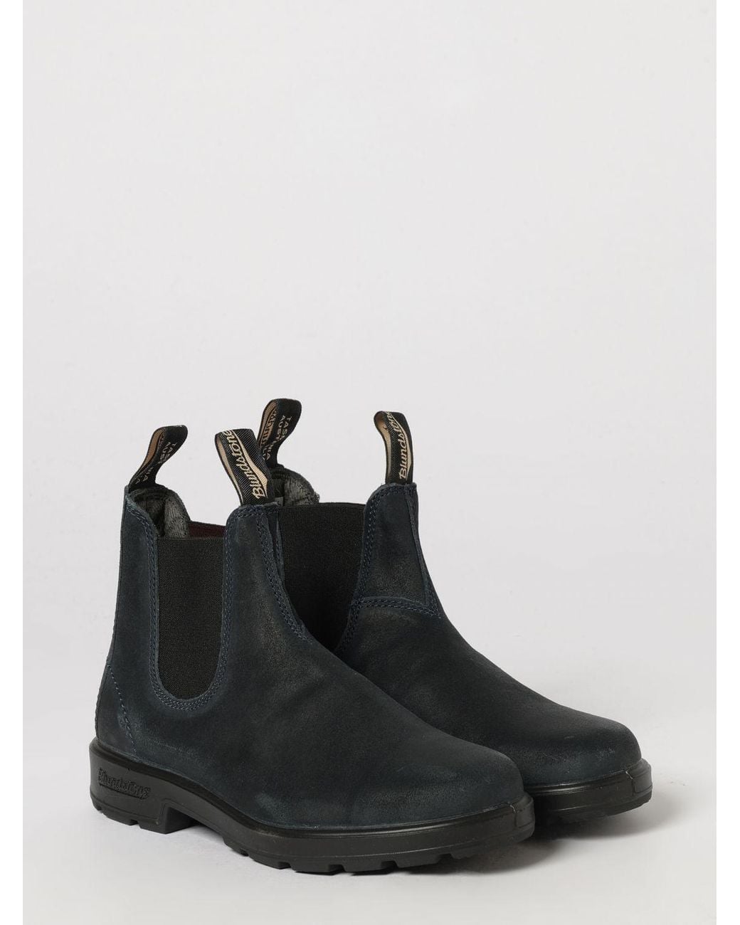 Blundstone Black Suede Chelsea Boots With Elasticized Ankles And A Tpu Sole for men