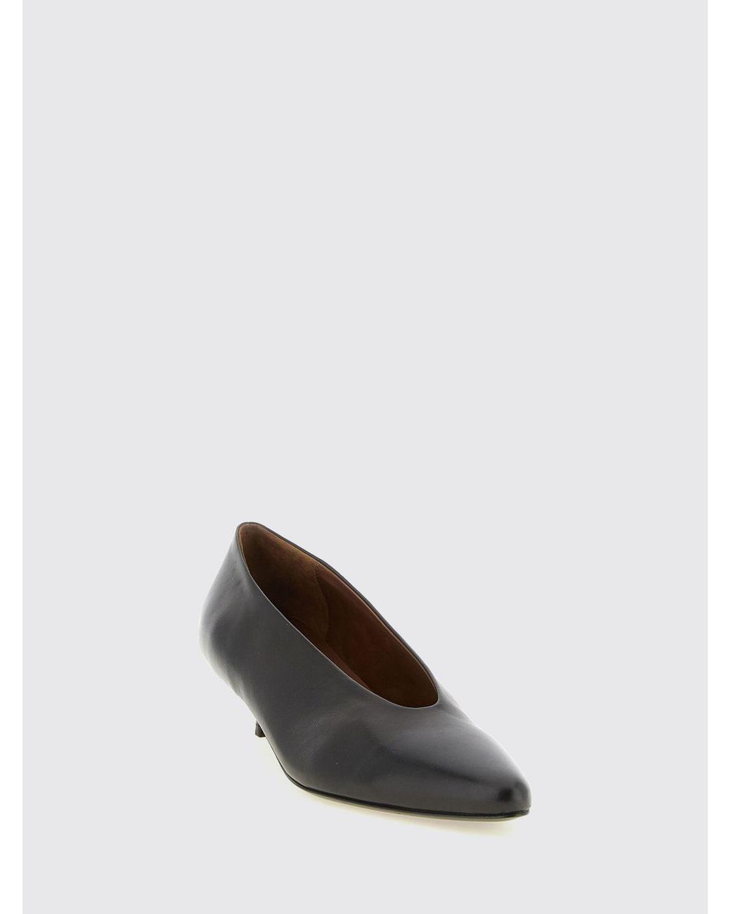Marsèll Brown Longiforma Low-Heel Pumps