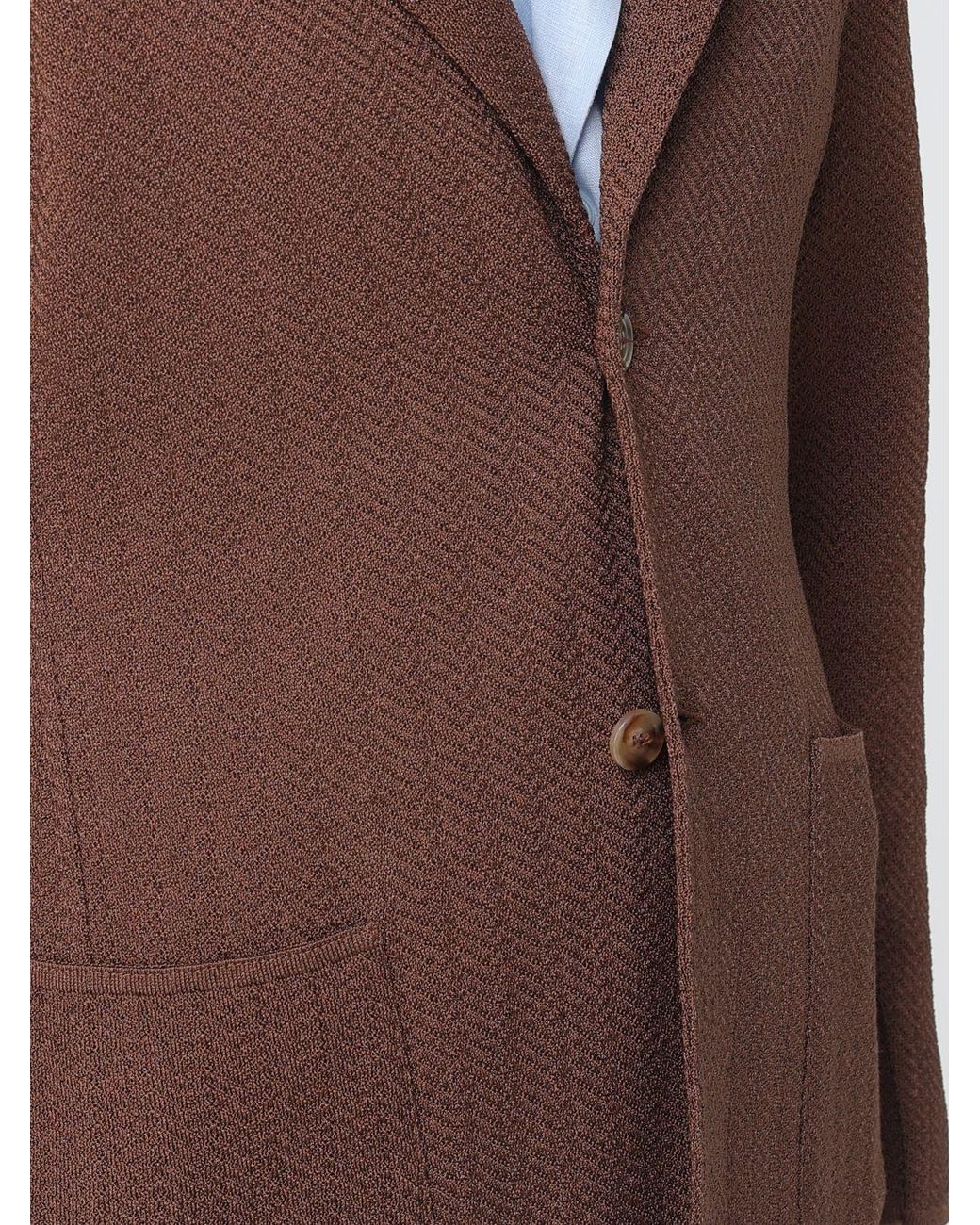 Lardini Brown Jacket for men