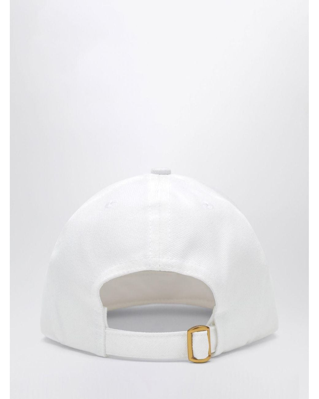 Willy Chavarria White Baseball Cap With Embroidered Logo And Slogan Print for men