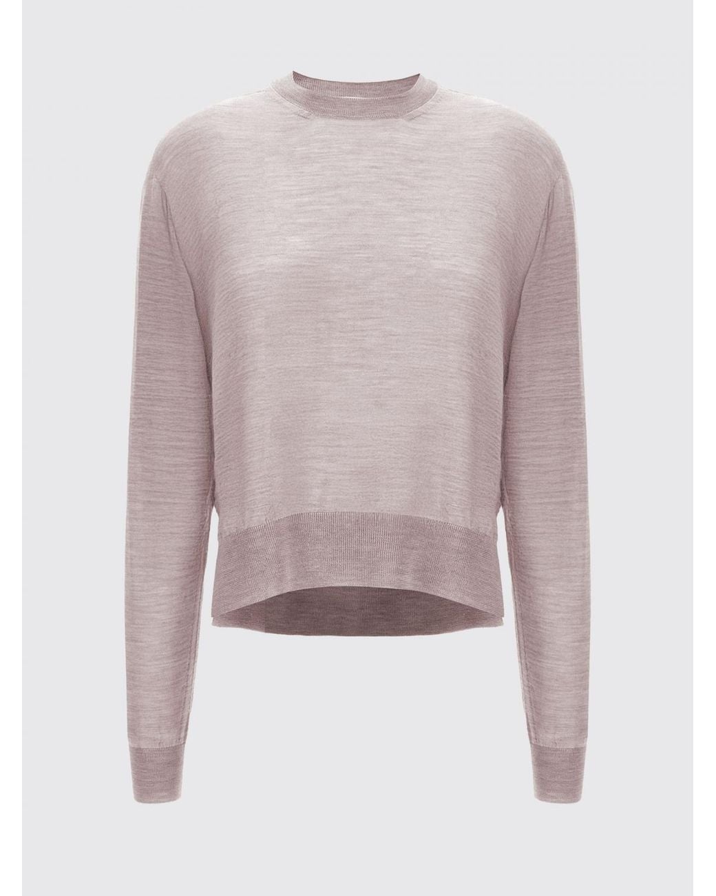 Jil Sander Pink Virgin Wool And Cashmere Sweater