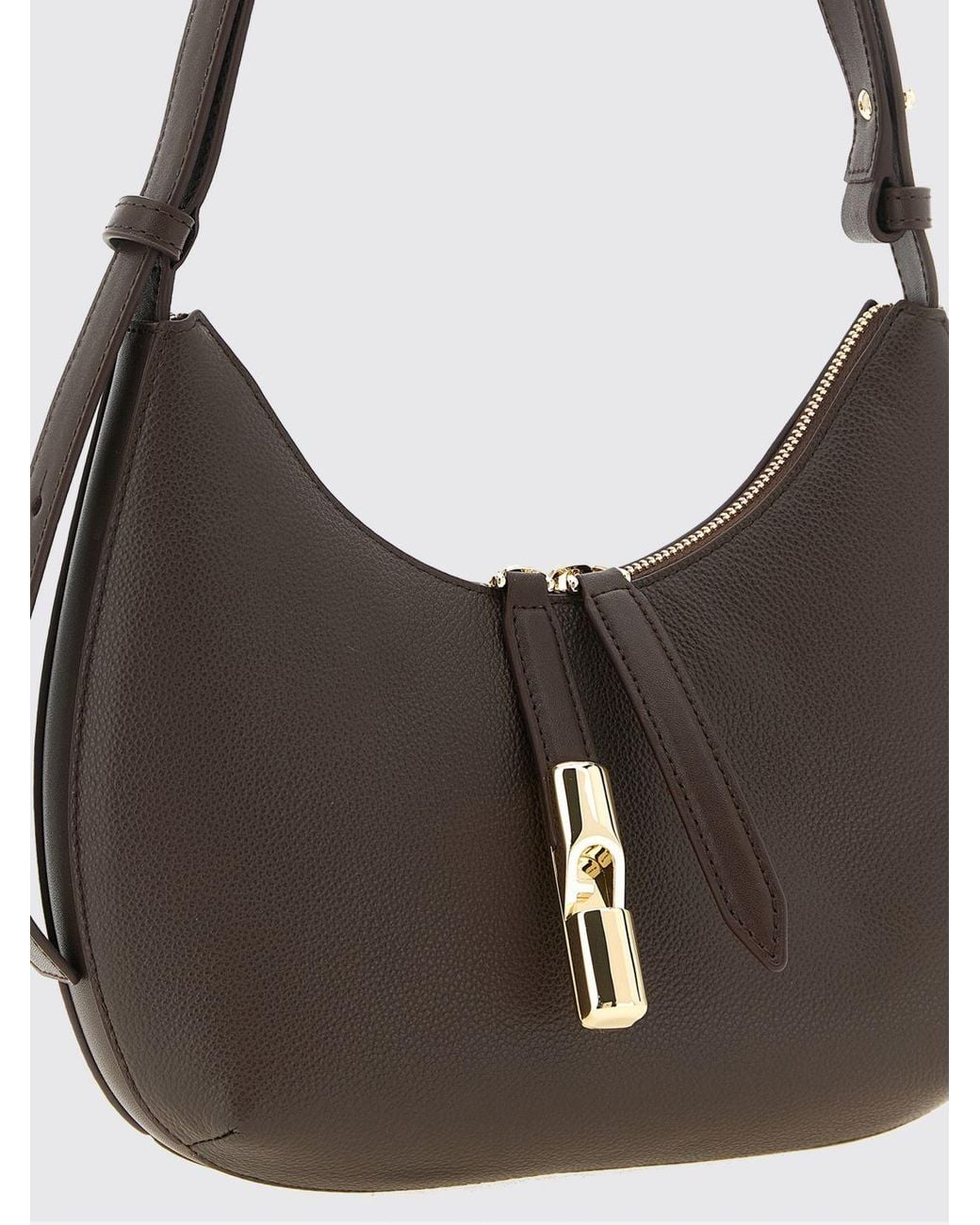 Furla White Goccia S Shoulder Bag