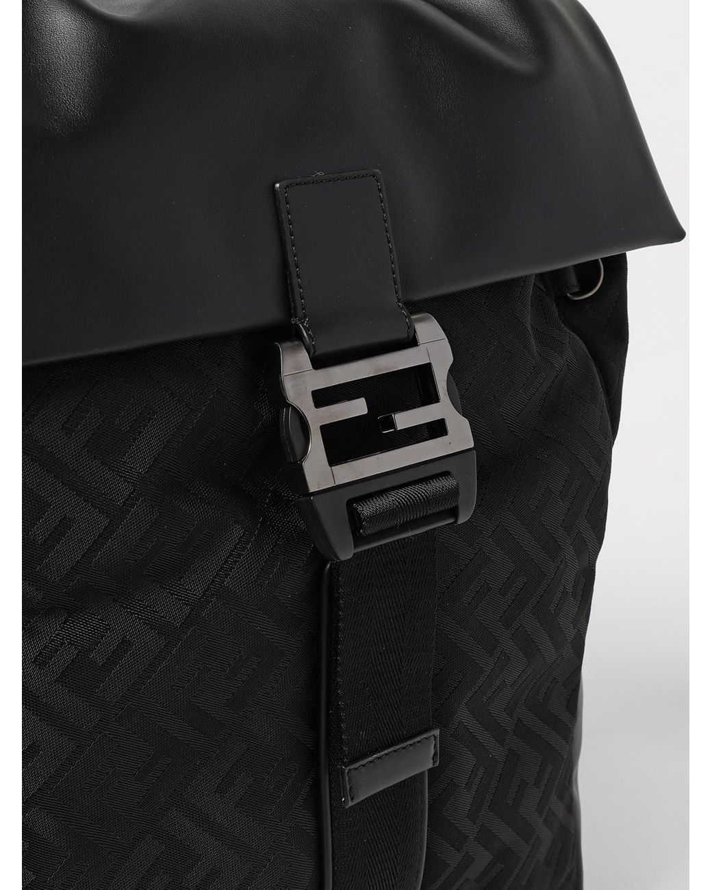 Fendi Black Flux Backpack for men