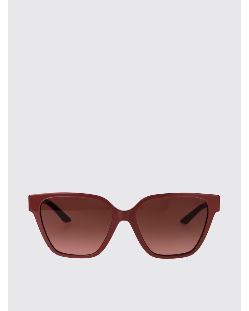 Versace Brown Acetate Sunglasses With Set Rhinestones