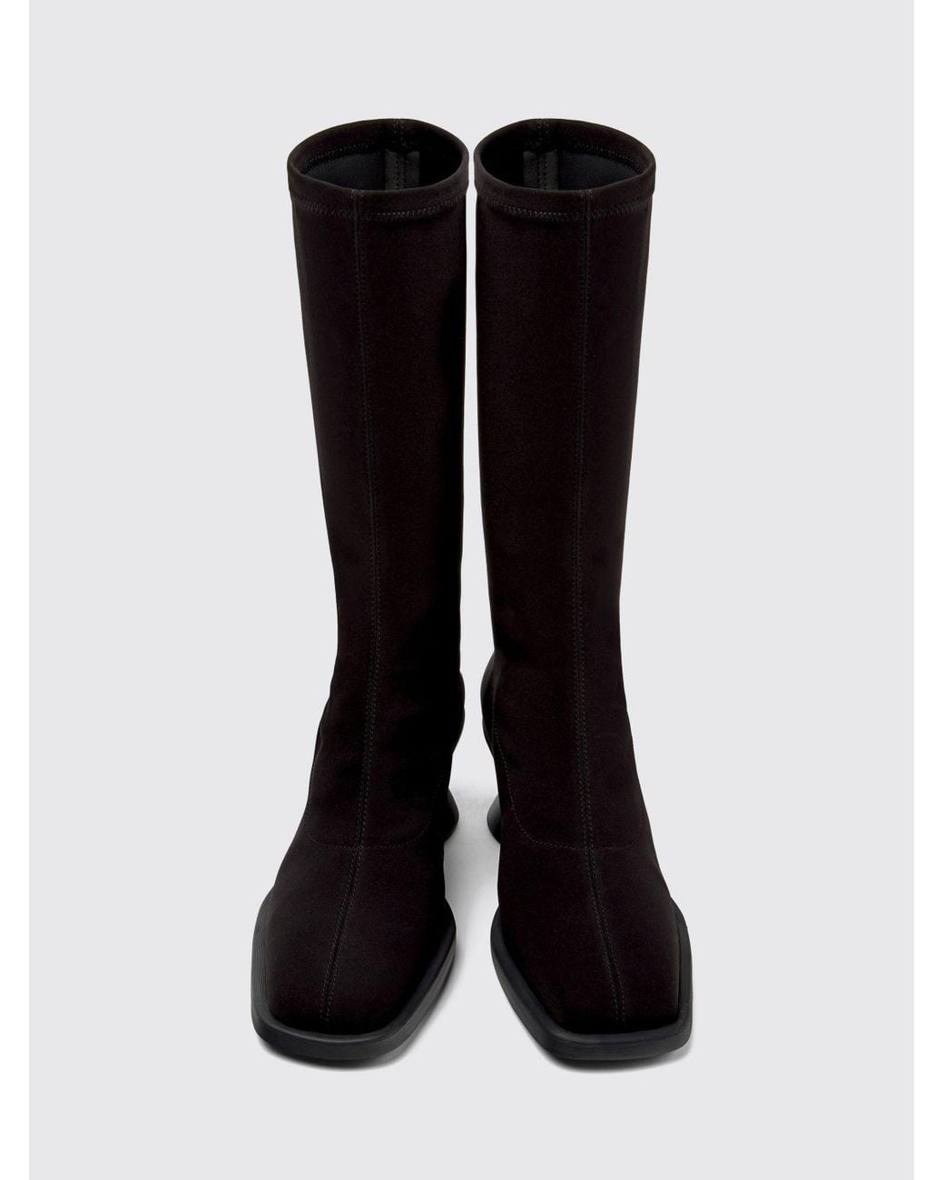 Camper Black Flat Ankle Boot