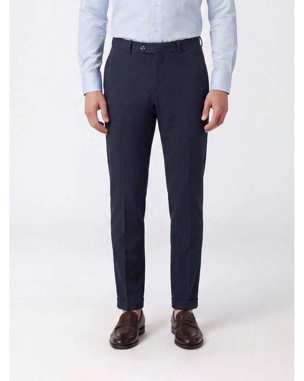 Rrd Blue Surflex Winter Slim Fit Chino Trousers for men