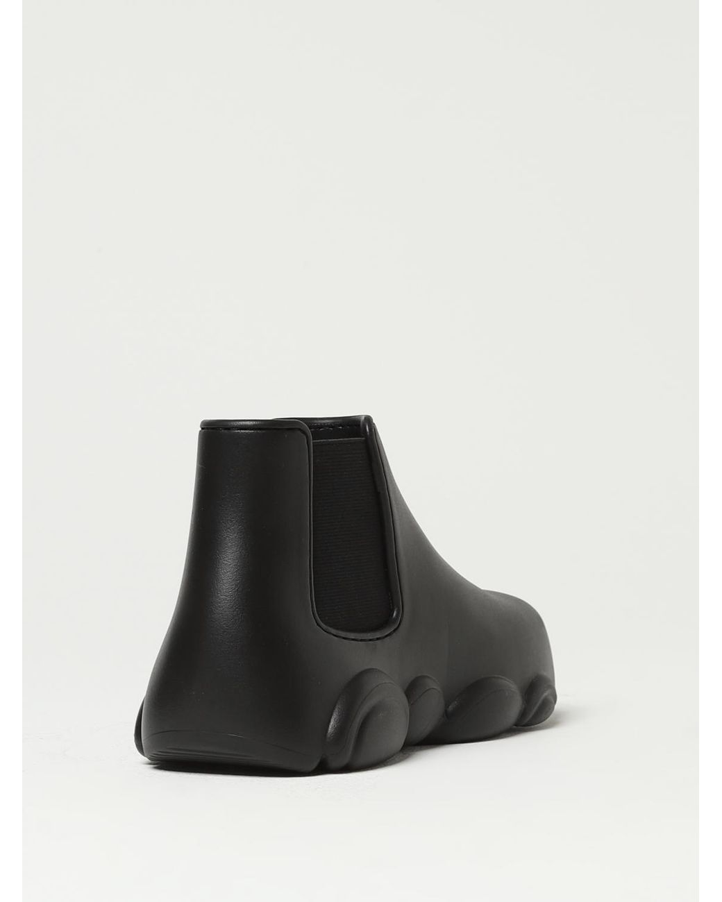 Moschino Couture Black Rubber Boots