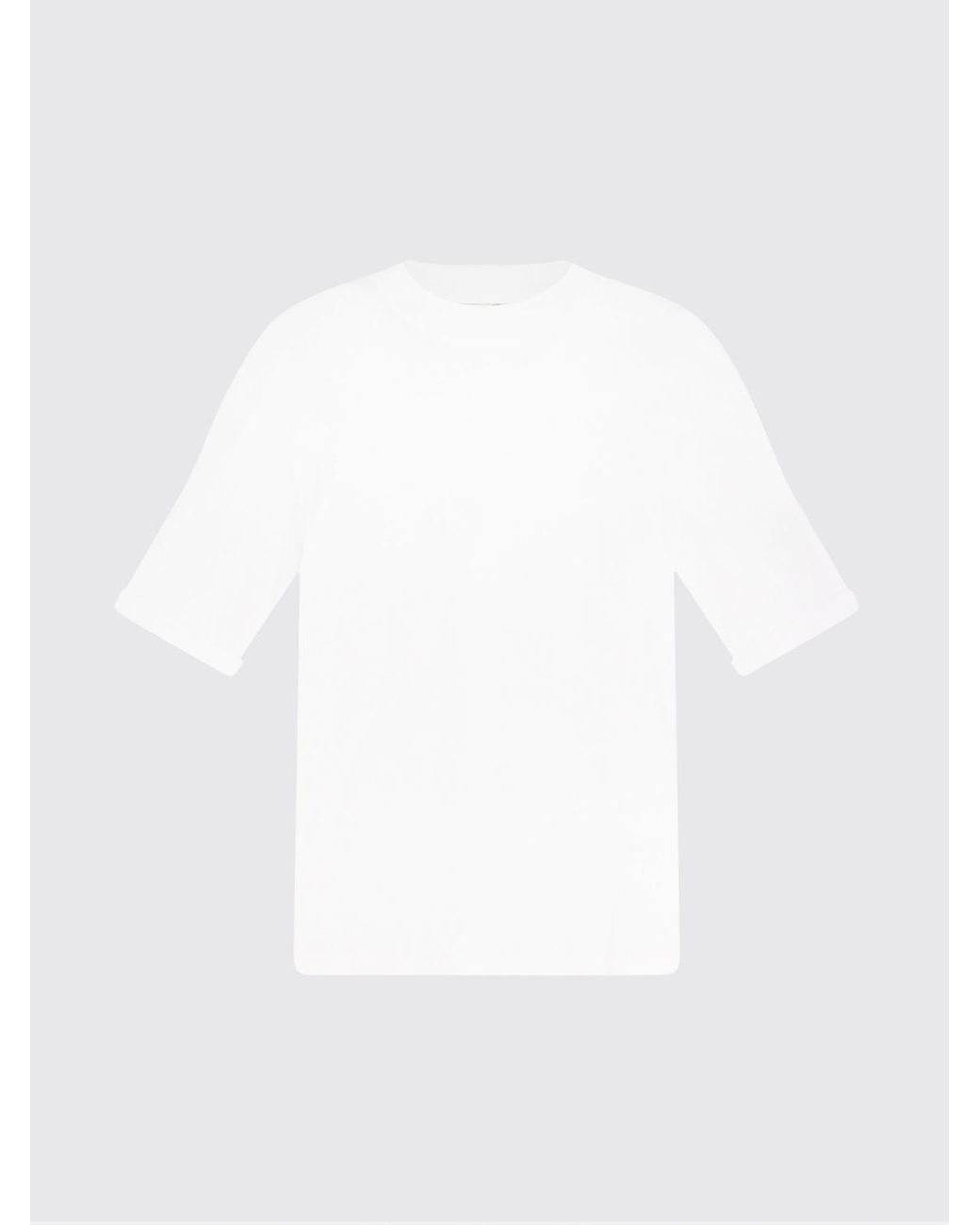 Brunello Cucinelli White Cotton T-Shirt for men