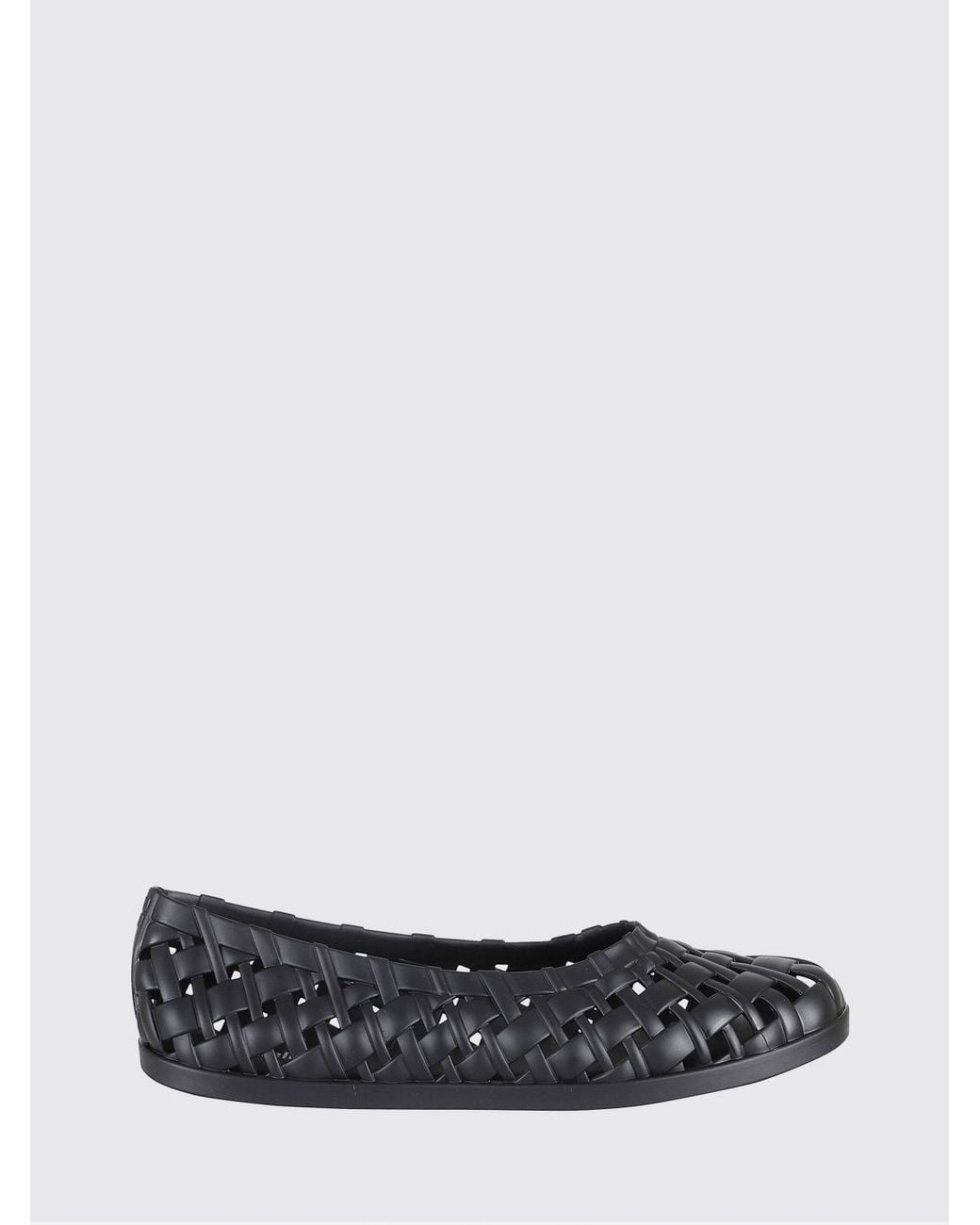 Melissa White Possession Woven And Perforated Pvc Flats