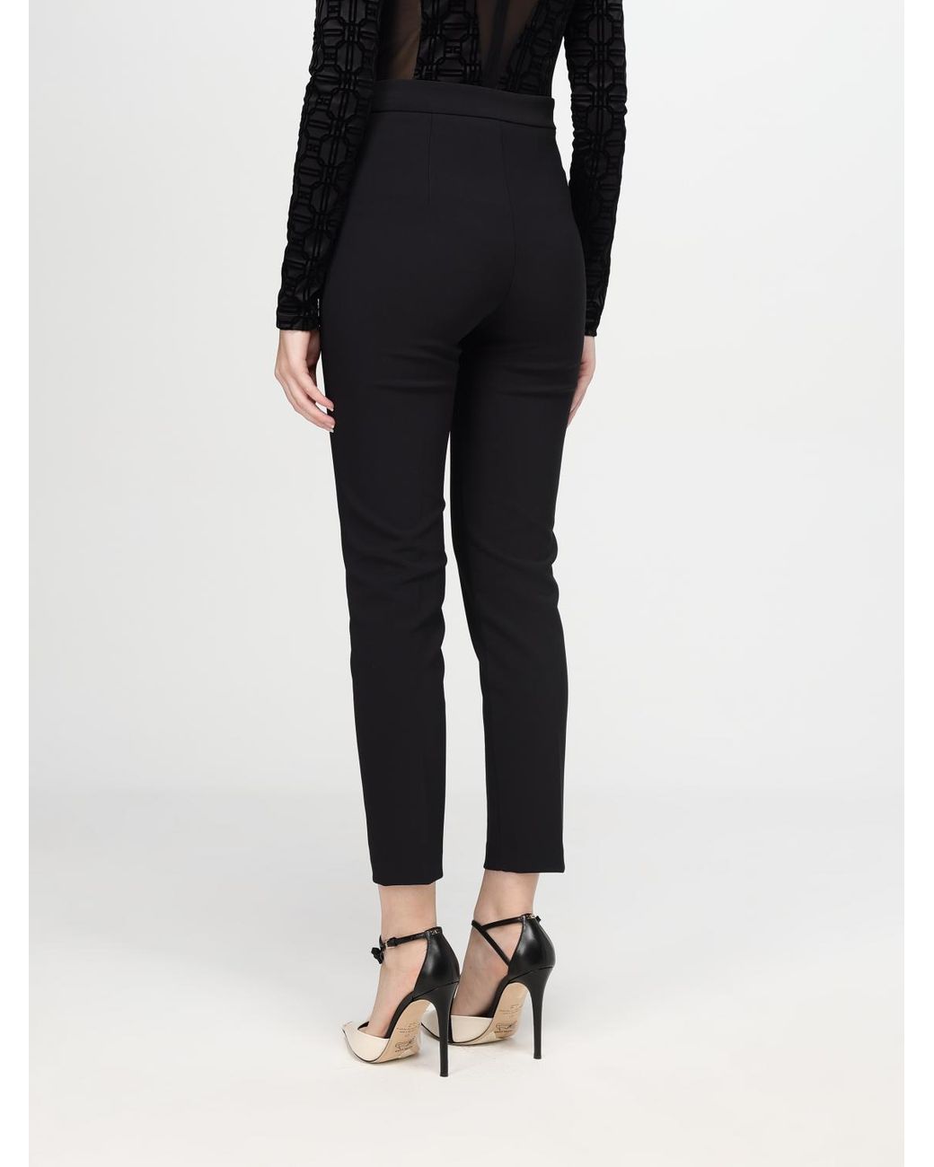 Elisabetta Franchi Black Pants