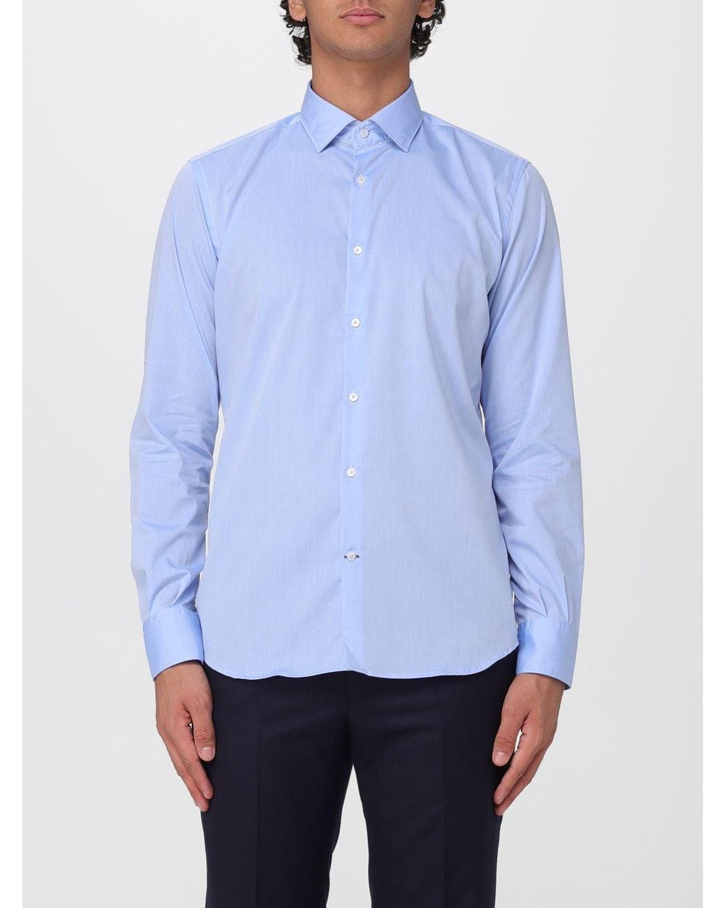 Brooksfield Blue Shirt for men