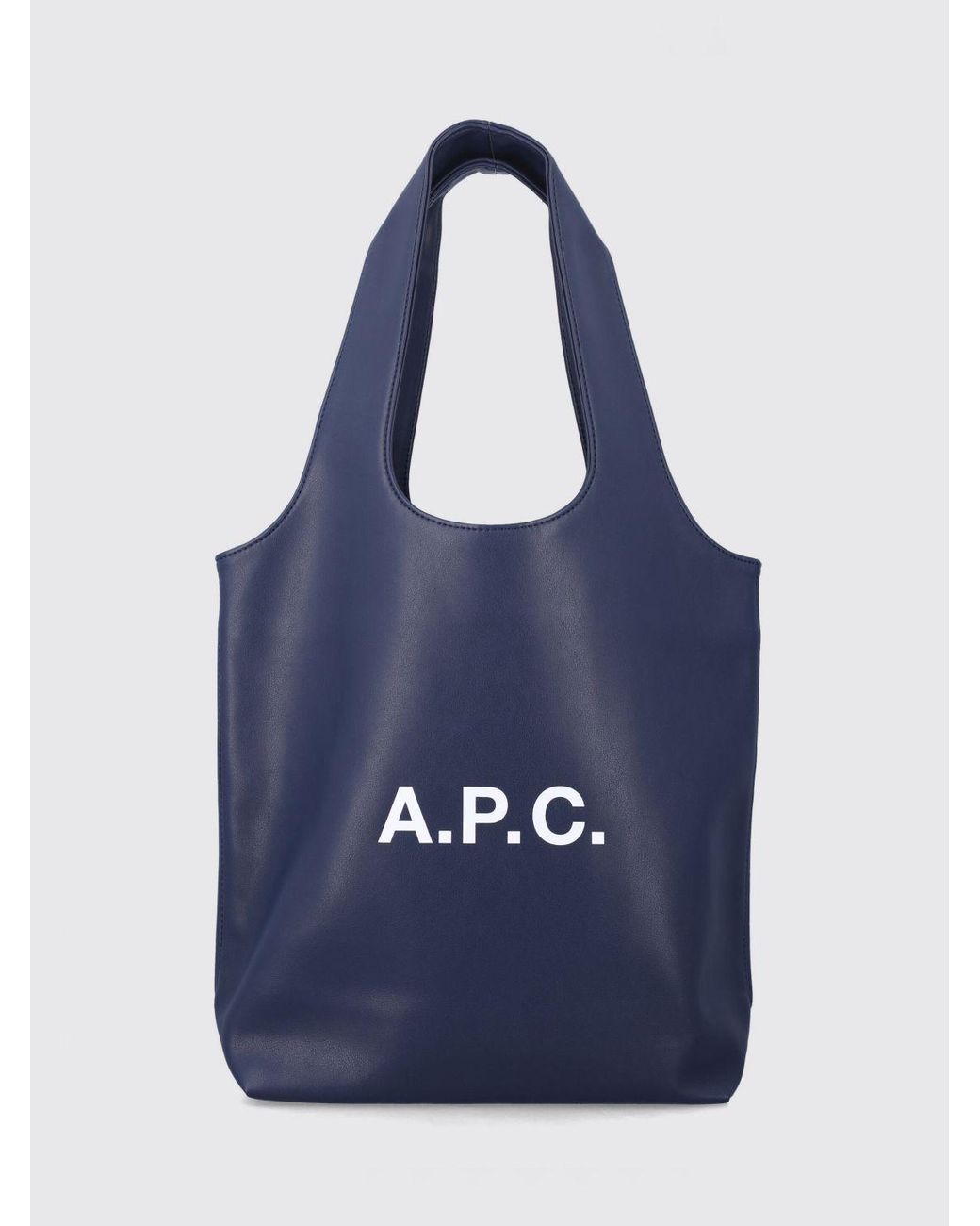 A.P.C. Blue Small Ninon Tote Bag for men