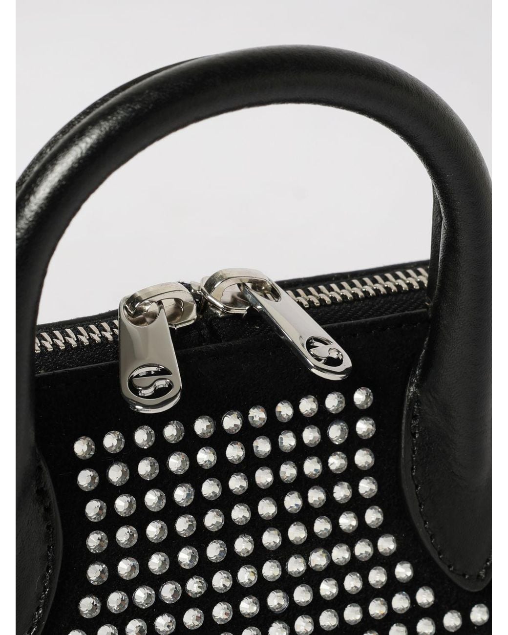 Mini Borsa A Mano Duffle di Coperni in Black