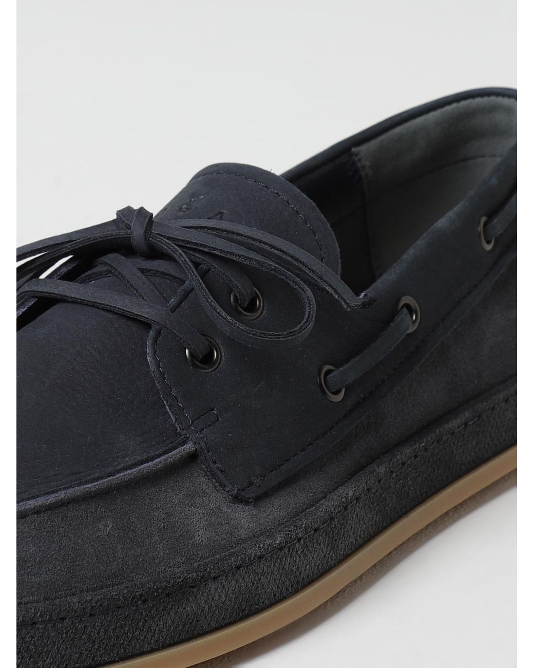 Hogan Black Interactive Boat Shoe Casual for men