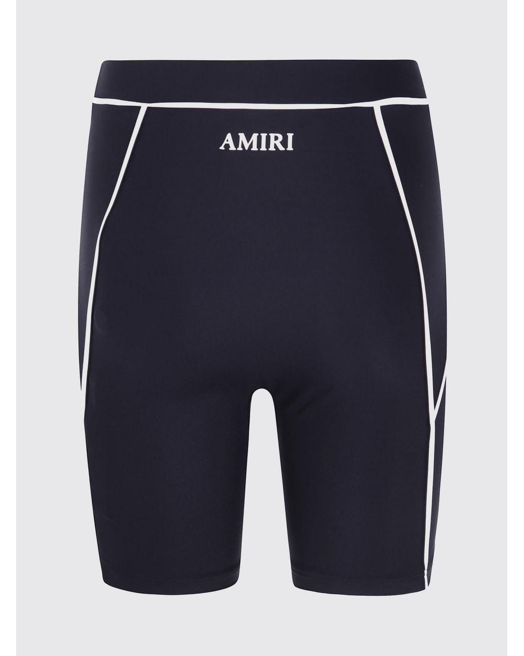Amiri Blue High-Waisted Skinny Fit Cycling Shorts