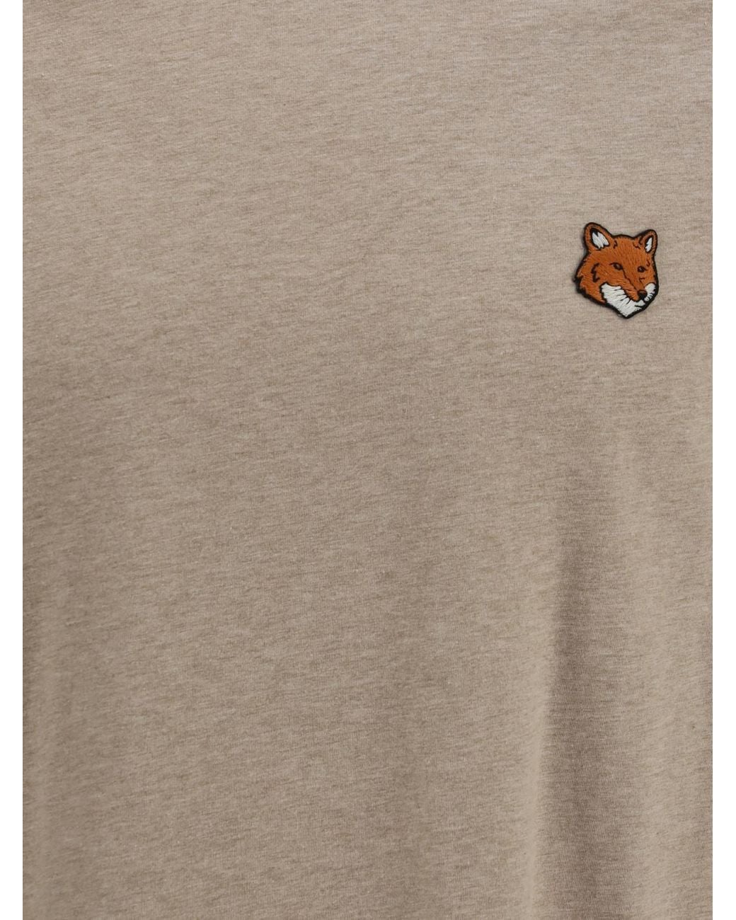 Maison Kitsuné Blue Maison KitsunÉ Chillax Fox Logo Cotton Crewneck T-Shirt for men