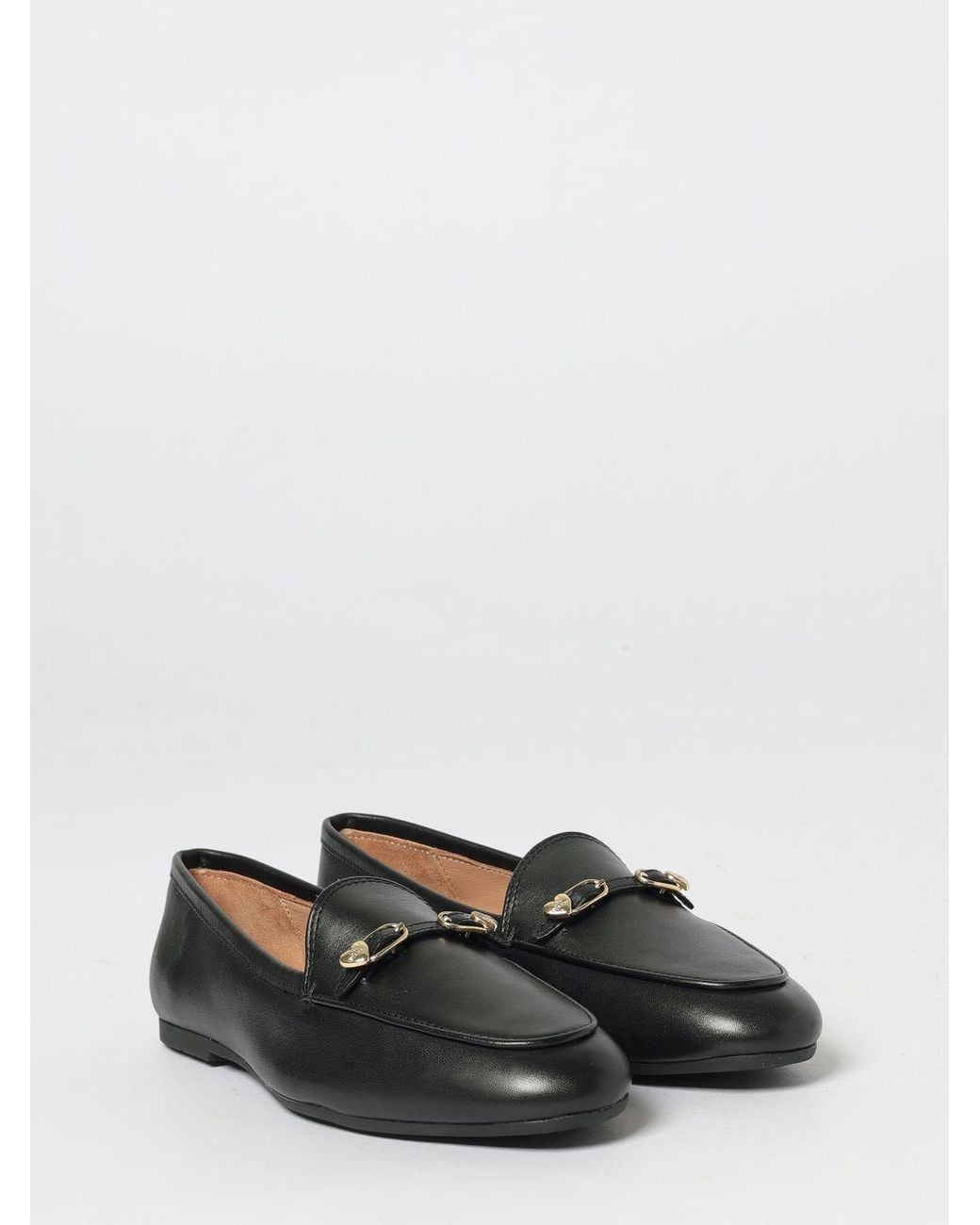 Love Moschino White Leather Loafers