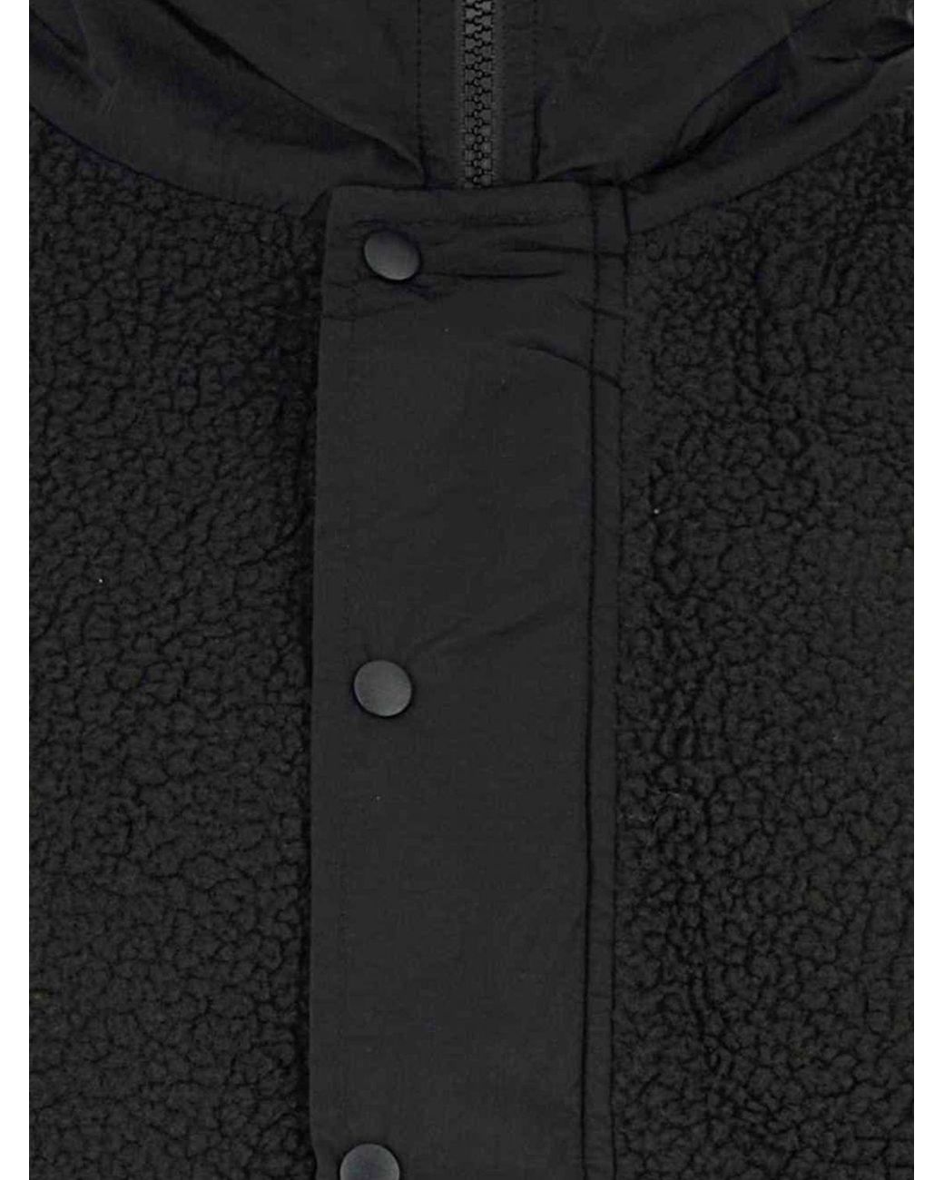 Entire studios Blue High-Neck Half-Zip Fleece Jacket With Elasticated Cuffs for men