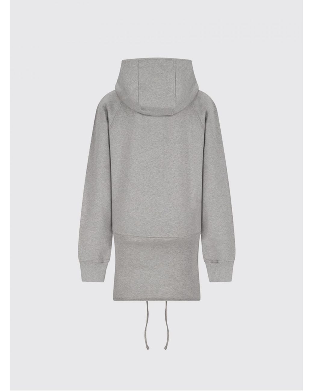 The Attico Gray Cotton Mini Dress