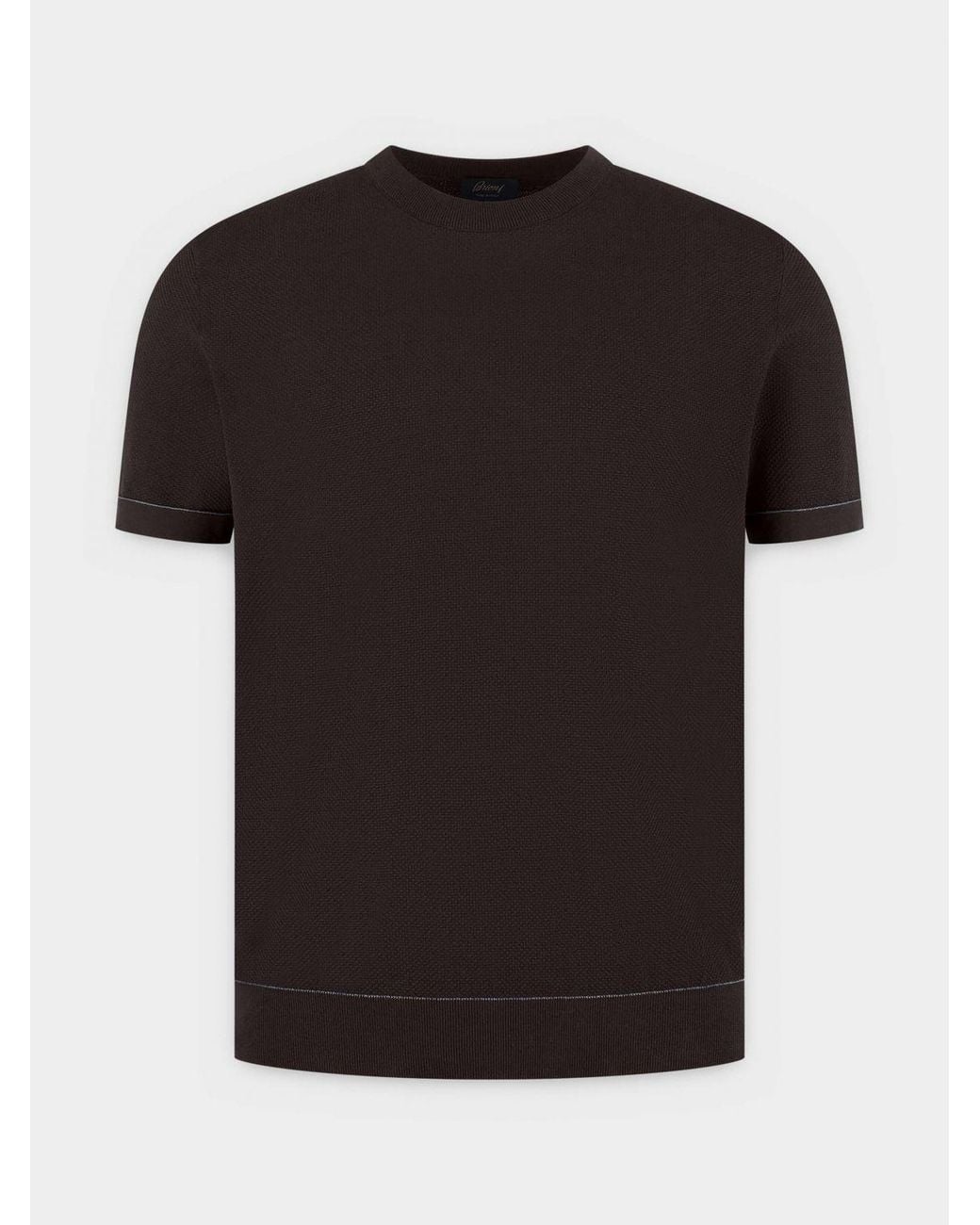 Brioni Black T-Shirt for men