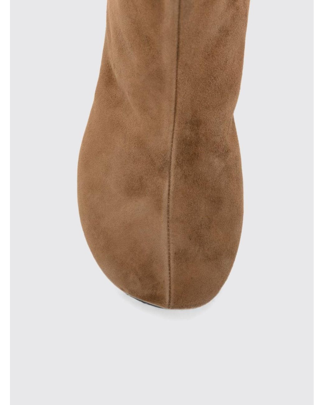 Proenza Schouler Brown Suede Ankle Boots With A Medium Cylindrical Heel