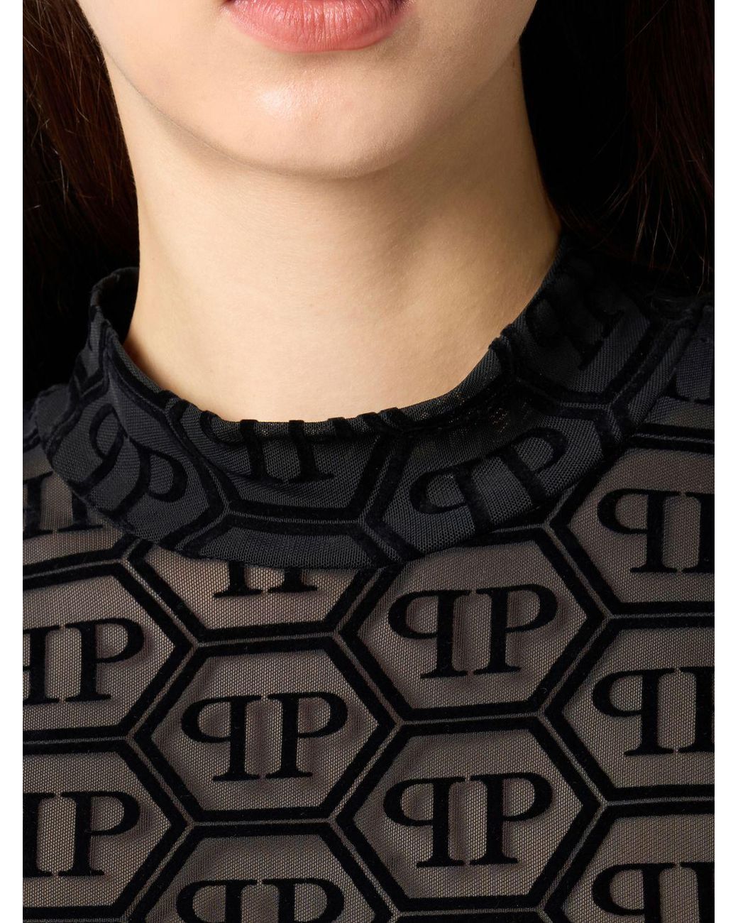 Mini Abito A Tubino di Philipp Plein in Black