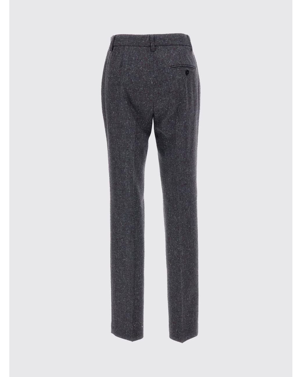 Alberto Biani Gray Tailored Skinny Trousers